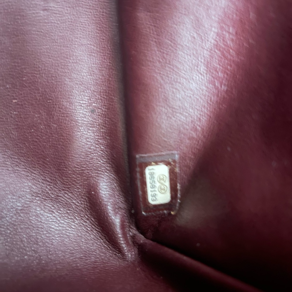 *NOT FOR SALE* CHANEL 2.55 black aged calfskin double flap bag 227 Excelllent! - Picture 10 of 11